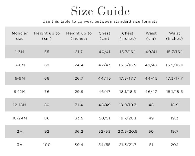 Size Guide